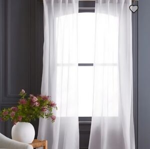 Quince EUROPEAN Linen Curtain Panels (Set Of 2)